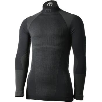 Mico MAGLIA LUPETTO M/L WARM CONTROL Pánské termoprádlo triko s dlouhým rukávem, černá, velikost iii