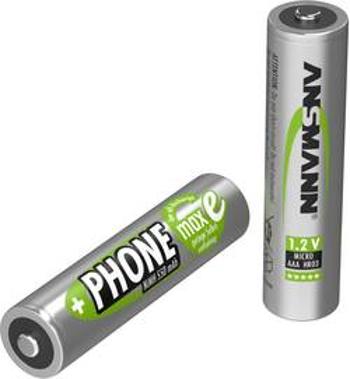 Akumulátor AAA Ni-MH Ansmann DECT maxE HR03, 550 mAh, 1.2 V, 2 ks