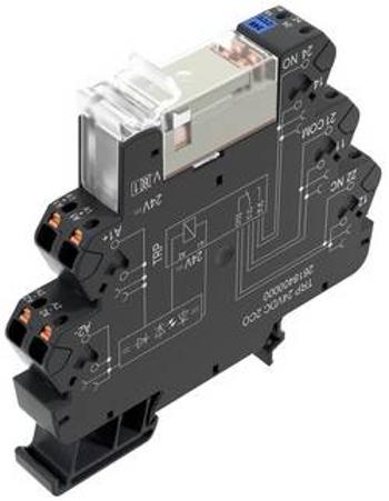 Vazební relé Weidmüller TRP 12VDC 1CO 16A, 12 V/DC, 16 A, 1 přepínací kontakt, 10 ks