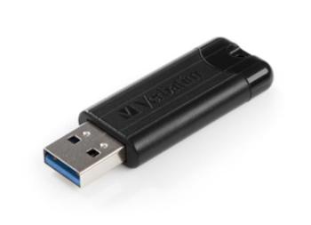 VERBATIM Store 'n' Go PinStripe 128GB USB 3.0 černá, 49319