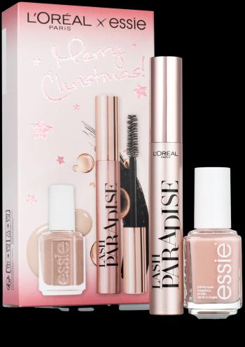 L'Oréal Paris Holiday Look dárková sada řasenka Paradise a Essie lak na nehty 2 ks