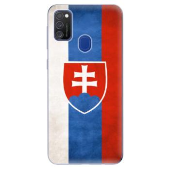 Odolné silikonové pouzdro iSaprio - Slovakia Flag - Samsung Galaxy M21