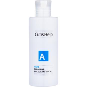CutisHelp Health Care A - Akné konopná micelární voda 3 v 1 pro problematickou pleť, akné 200 ml