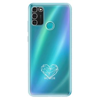 Odolné silikonové pouzdro iSaprio - čiré - Digital Love - Honor 9A