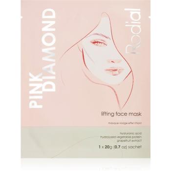 Rodial Pink Diamond Lifting Face Mask liftingová plátýnková maska 20 g