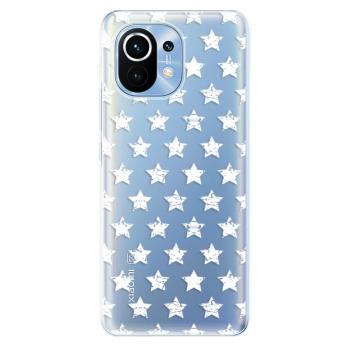 Odolné silikonové pouzdro iSaprio - Stars Pattern - white - Xiaomi Mi 11