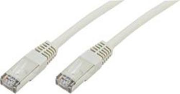 Patch kabel CAT 5e F/UTP RJ 45, vidlice ⇔ vidlice, 10 m, šedý