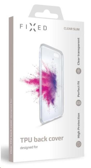 FIXED gelový zadní kryt pro Apple iPhone 13 Pro Max, čirá
