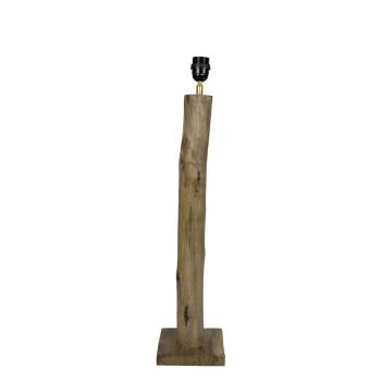 Dřevěná základna ke stojací lampě Eukalyptus - 15*15*70cm/ E27 OMLVE60