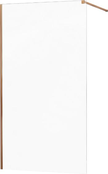 MEXEN/S KIOTO Sprchová zástěna WALK-IN 120x200 cm 8 mm, růžové zlato, transparent 800-120-101-60-00