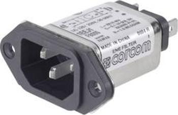 Síťový filtr TE Connectivity, 6609006-9, 2 x 465 mH, 250 V/AC, 6 A