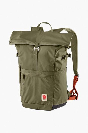 Batoh Fjallraven High Coast Foldsack 24 F23222 620 zelená barva, velký, hladký