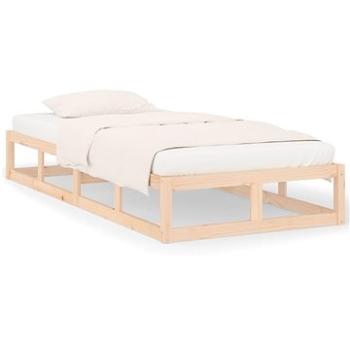 Rám postele 90 × 200 cm masivní dřevo, 820781 (820781)