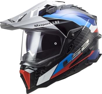 LS2 MX701 Explorer Carbon Frontier Black/Blue M Přilba