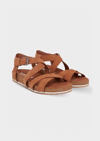 Timberland Timberland dámské hnědé sandály MALIBU WAVES ANKLE STRAP SANDAL