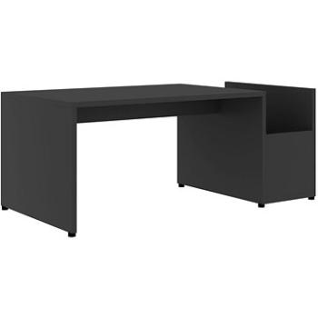 Konferenční stolek šedý 90 × 45 × 35 cm dřevotříska (802923)