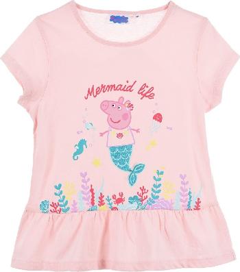 SVĚTLE RŮŽOVÉ TRIČKO S VOLÁNKY PEPPA PIG D02105R9000098 Velikost: 98