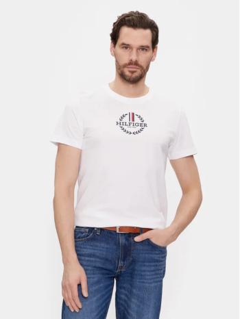 Tommy Hilfiger pánské bílé tričko - XXL (YBR)