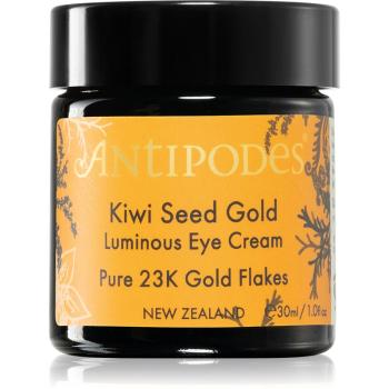 Antipodes Kiwi Seed Gold rozjasňující oční krém se zlatem 30 ml