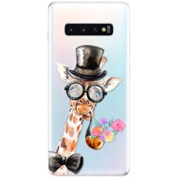 iSaprio Sir Giraffe pro Samsung Galaxy S10+ (sirgi-TPU-gS10p)