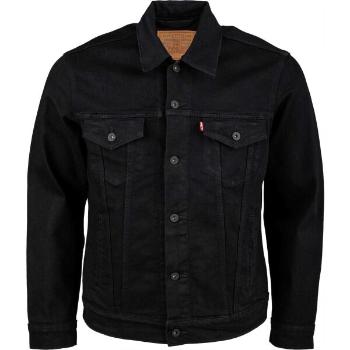 Levi's THE TRUCKER JACKET CORE Pánská jeansová bunda, černá, velikost L