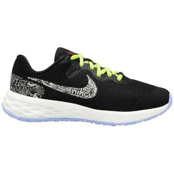 Nike REVOLUTION 6 GS Dětská běžecká obuv, černá, velikost 36.5