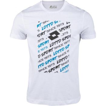 Lotto TEE SUPRA III JS Pánské tričko, bílá, velikost L