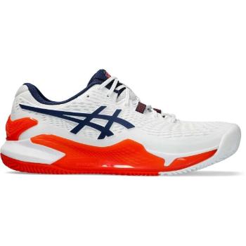 ASICS GEL-RESOLUTION 9 CLAY Pánská tenisová obuv, bílá, velikost 46