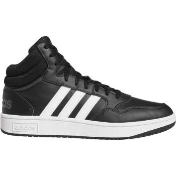 adidas HOOPS 3.0 MID Pánské tenisky, černá, velikost 45 1/3