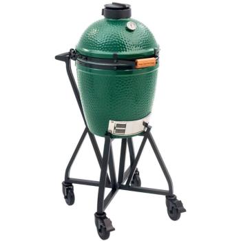 Keramický gril M Big Green Egg + IntEGGrovaný pojízdný stojan s držadlem