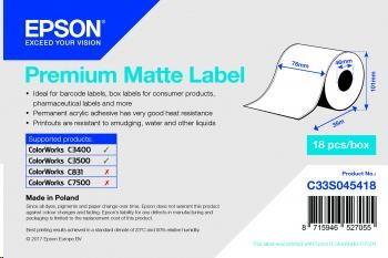 Epson C33S045418 label roll, normal paper, 76mm