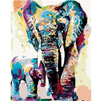Malování podle čísel - Malovaní sloni (HRAmal00539nad)