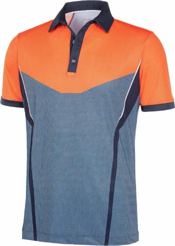 Galvin Green Mateus Mens Orange/Navy/White 2XL Polo košile