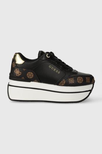 Sneakers boty Guess CAMRIO4 černá barva, FLPCM4 FAL12