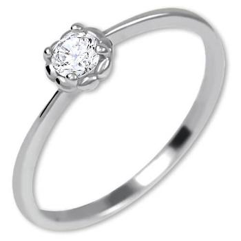 Brilio Silver Stříbrný prsten s krystalem 426 001 00538 04 53 mm