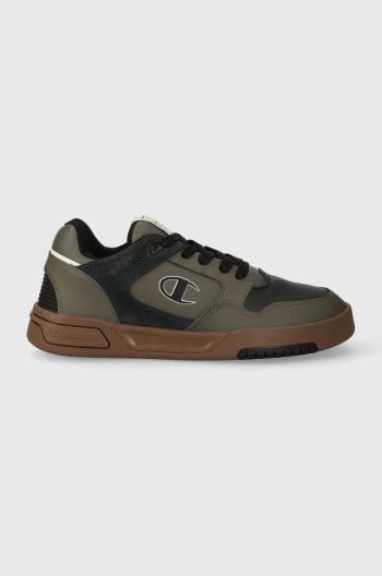 Kožené sneakers boty Champion Z80 SKATE Low zelená barva