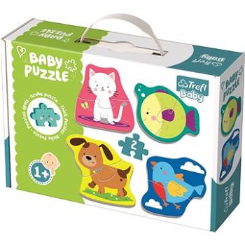 Trefl Baby puzzle Zvířata 4x2 dílky (5900511360745)
