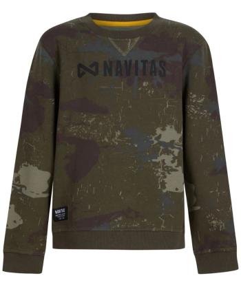 Navitas mikina identity camo kids sweatshirt - 7-8 let