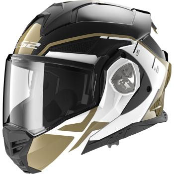 Výklopná moto přilba LS2 FF901 Advant X Metryk Black Gold P/J  L (59-60)