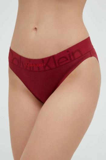 Kalhotky Calvin Klein Underwear vínová barva