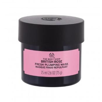The Body Shop British Rose Fresh Plumping 75 ml pleťová maska pro ženy na všechny typy pleti; na rozjasnění pleti; na dehydratovanou pleť