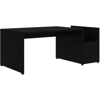 Konferenční stolek černý 90 × 45 × 35 cm dřevotříska (802922)