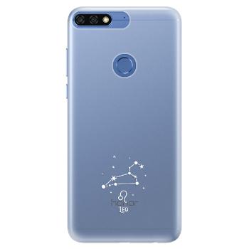 Silikonové pouzdro iSaprio - čiré - Lev - Huawei Honor 7C