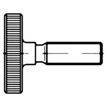 Rýhovaný šroub TOOLCRAFT 112111, N/A, M10, 50 mm, ocel, 10 ks