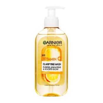 Garnier Skin Naturals Vitamin C Clarifying Wash 200 ml čisticí gel pro ženy na všechny typy pleti; na rozjasnění pleti