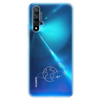 Odolné silikonové pouzdro iSaprio - čiré - Travel - Huawei Nova 5T