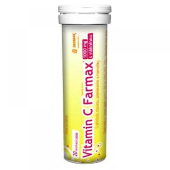 Farmax Vitamin C 1000 mg 20 šumivých tablet