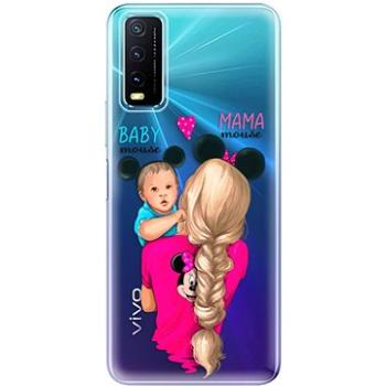 iSaprio Mama Mouse Blonde and Boy pro Vivo Y20s (mmbloboy-TPU3-vY20s)