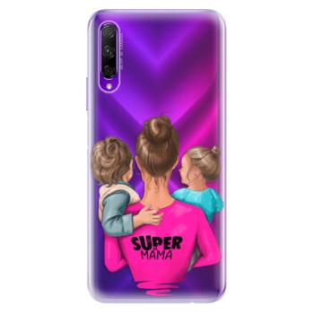 Odolné silikonové pouzdro iSaprio - Super Mama - Boy and Girl - Honor 9X Pro