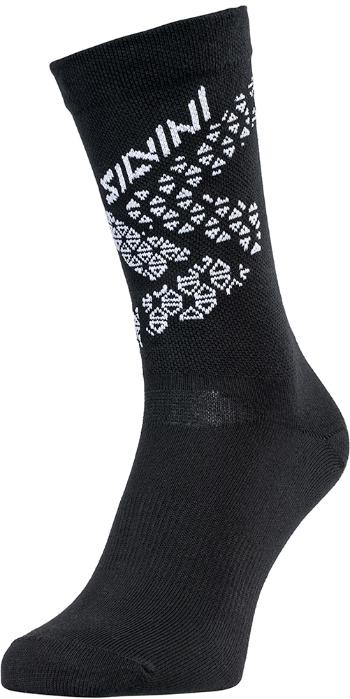 Cyklistické ponožky Silvini Bardiga Black/White Velikost: 42-44